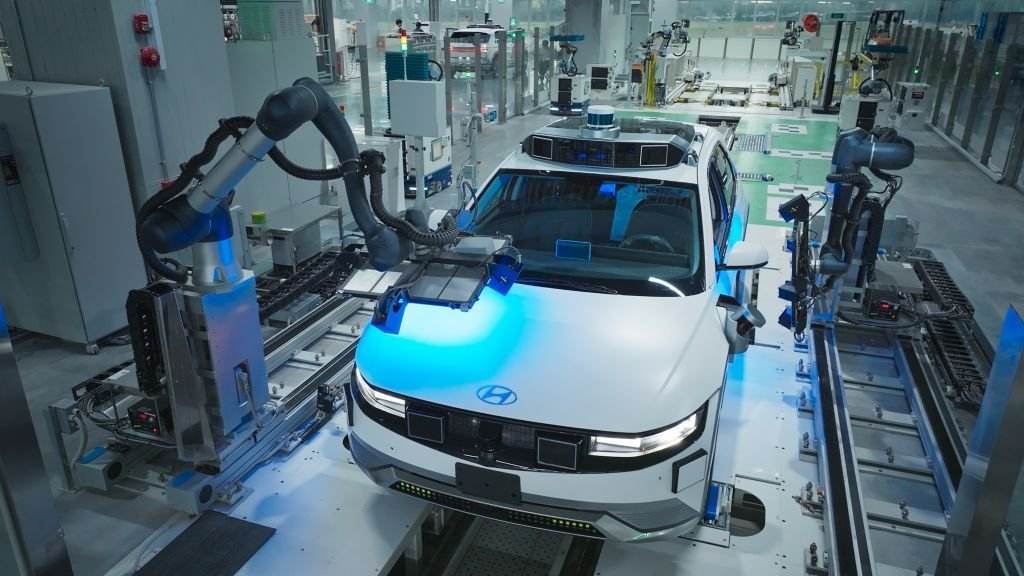 Hyundai ioniq 5 robotaxi manufactured at hmgics