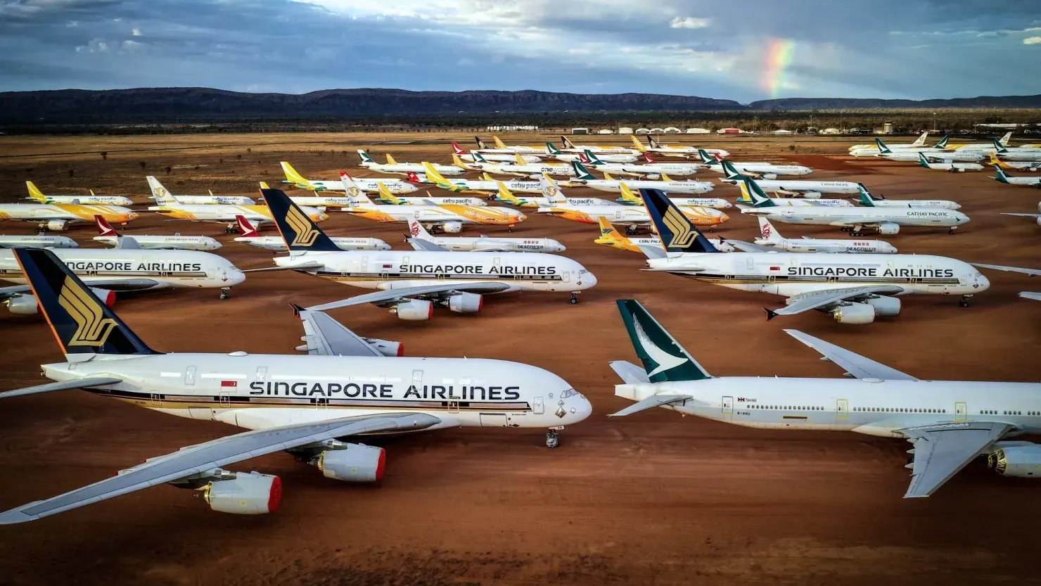 Grounded aircraft