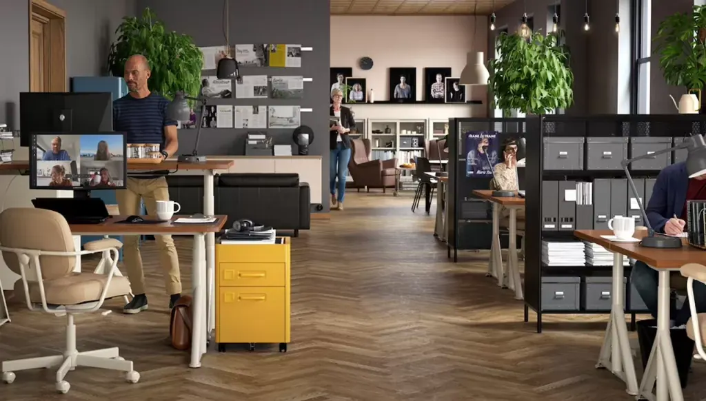 IKEA sit stand desks