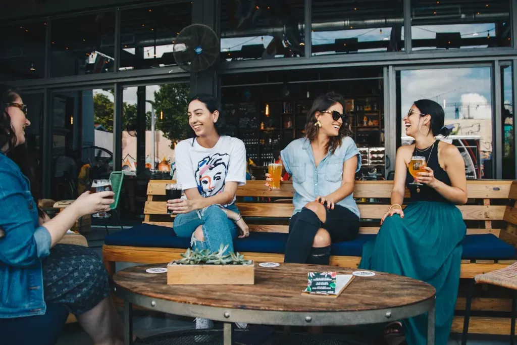 Group after work drinks